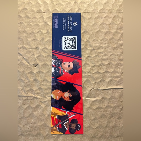 Noir Caesar Entertainment Bookmark 8”x2” Tokyo Pop - Picture 1 of 5